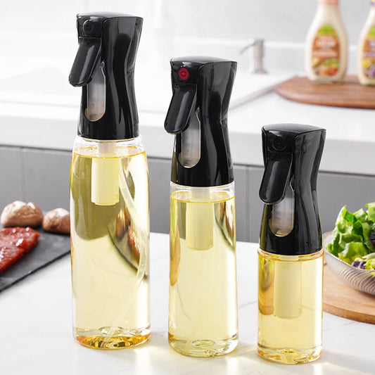 Spray de Óleo 200–500ml – Dispenser para Cozinha, Churrasco e Camping
