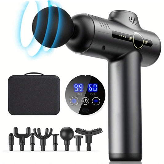 Massageador Muscular Portátil – Alívio Profundo para Pescoço, Costas e Corpo